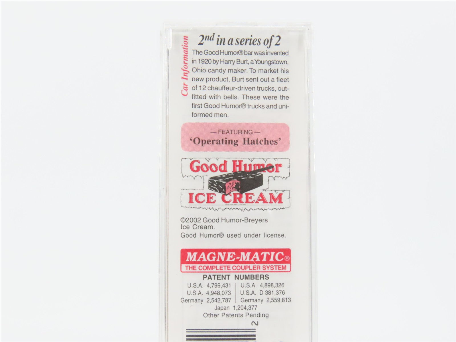 N Scale Micro-Trains 59580 GH Good Humor 40' Reefer 8002 RTR
