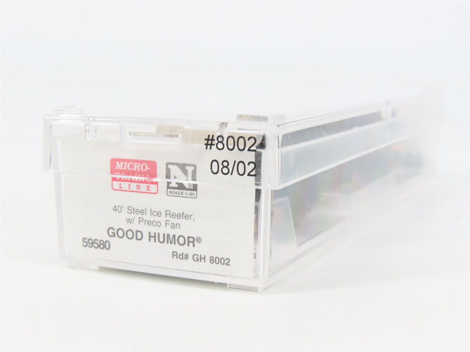 N Scale Micro-Trains 59580 GH Good Humor 40' Reefer 8002 RTR
