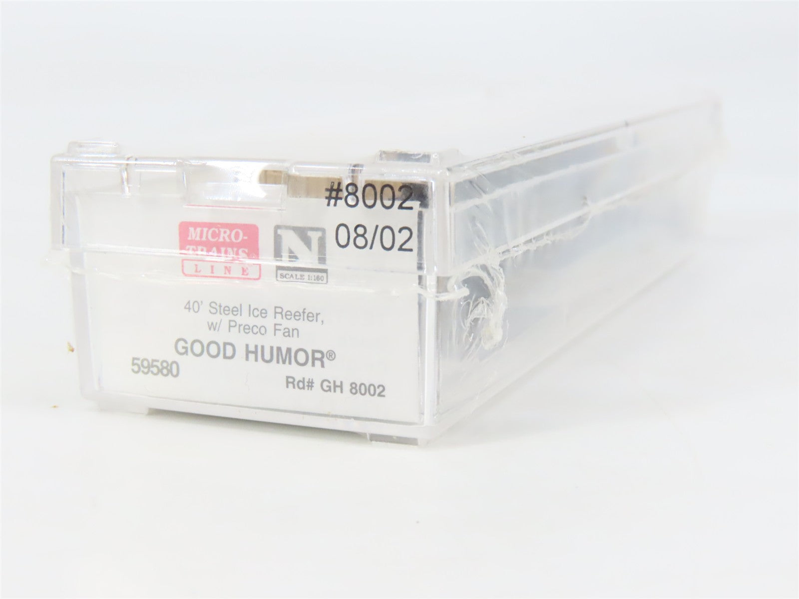 N Scale Micro-Trains 59580 GH Good Humor 40' Steel Ice Reefer 8002 RTR