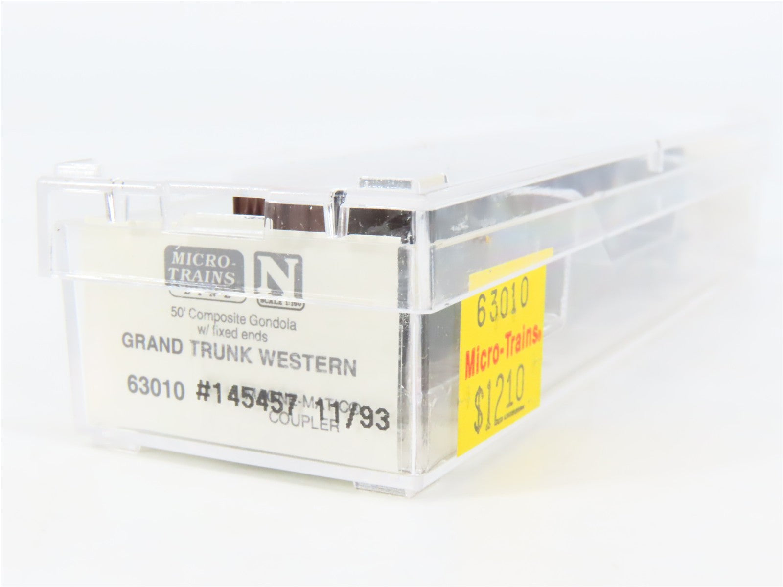 N Scale Micro-Trains 63010 GTW Grand Trunk Western 50' Composite Gondola RTR