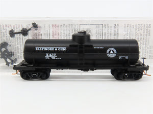N Scale Micro-Trains MTL 65020 B&O Baltimore & Ohio Single Dome Tank Car #X417