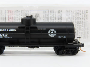 N Scale Micro-Trains MTL 65020 B&O Baltimore & Ohio Single Dome Tank Car #X417