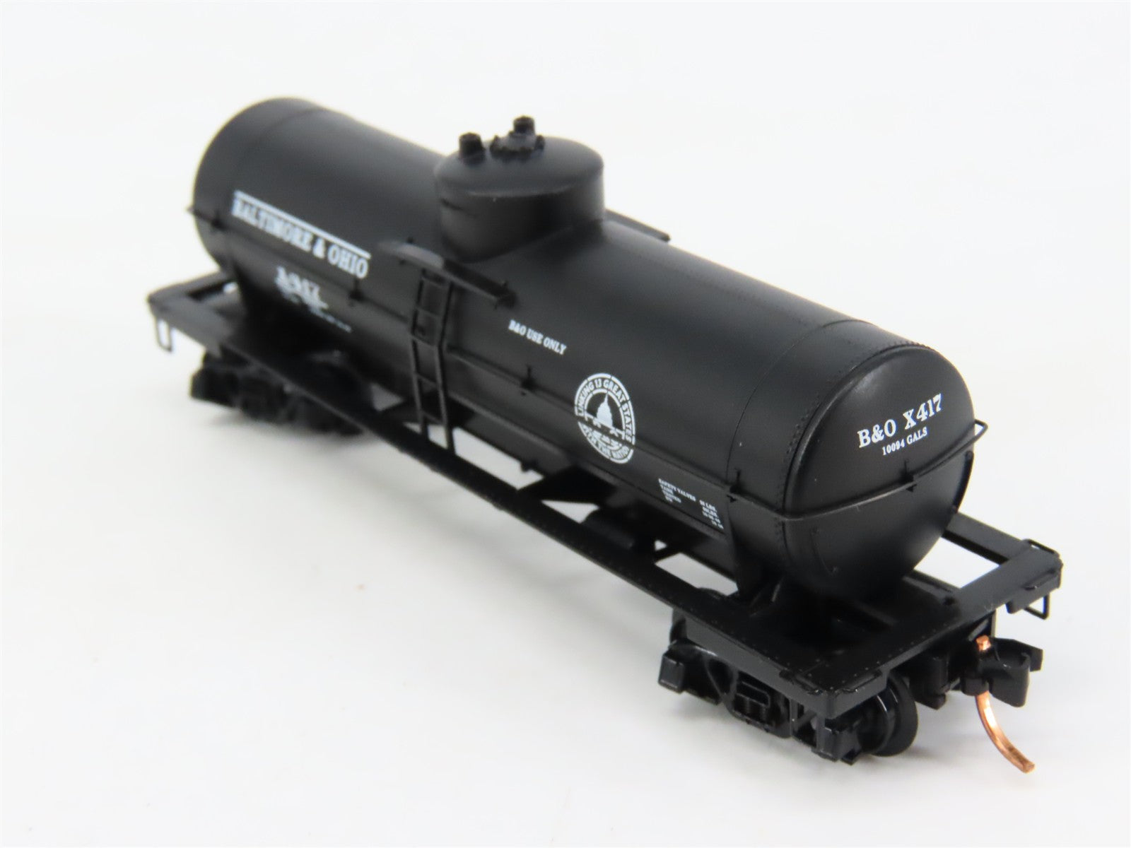 N Scale Micro-Trains MTL 65020 B&O Baltimore & Ohio Single Dome Tank Car #X417