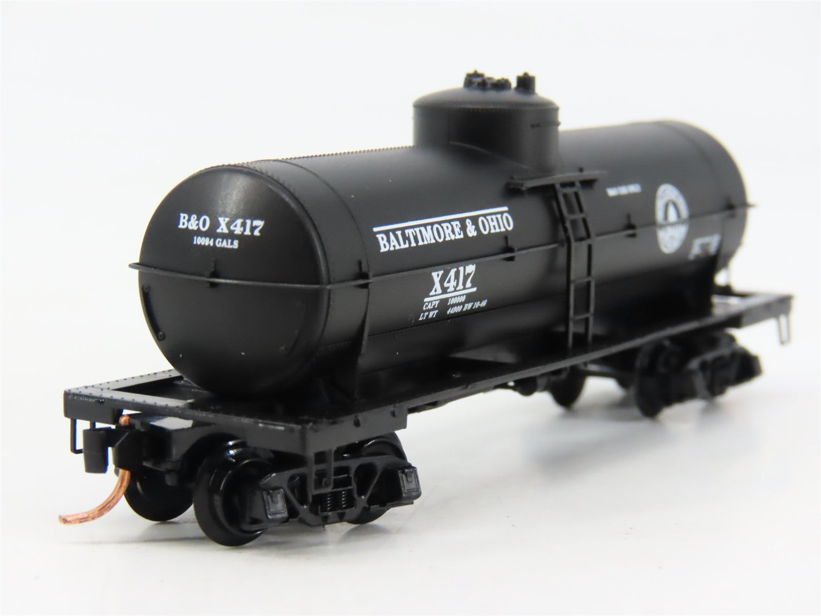 N Scale Micro-Trains MTL 65020 B&O Baltimore & Ohio Single Dome Tank Car #X417