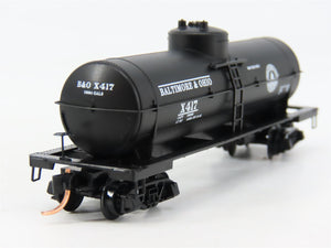 N Scale Micro-Trains MTL 65020 B&O Baltimore & Ohio Single Dome Tank Car #X417