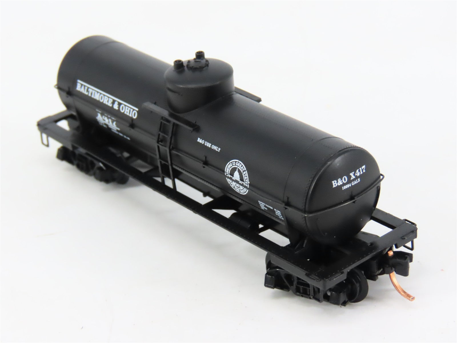 N Scale Micro-Trains MTL 65020 B&O Baltimore & Ohio Single Dome Tank Car #X417