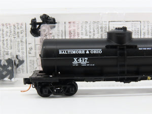 N Scale Micro-Trains MTL 65020 B&O Baltimore & Ohio Single Dome Tank Car #X417