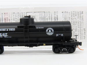 N Scale Micro-Trains MTL 65020 B&O Baltimore & Ohio Single Dome Tank Car #X417