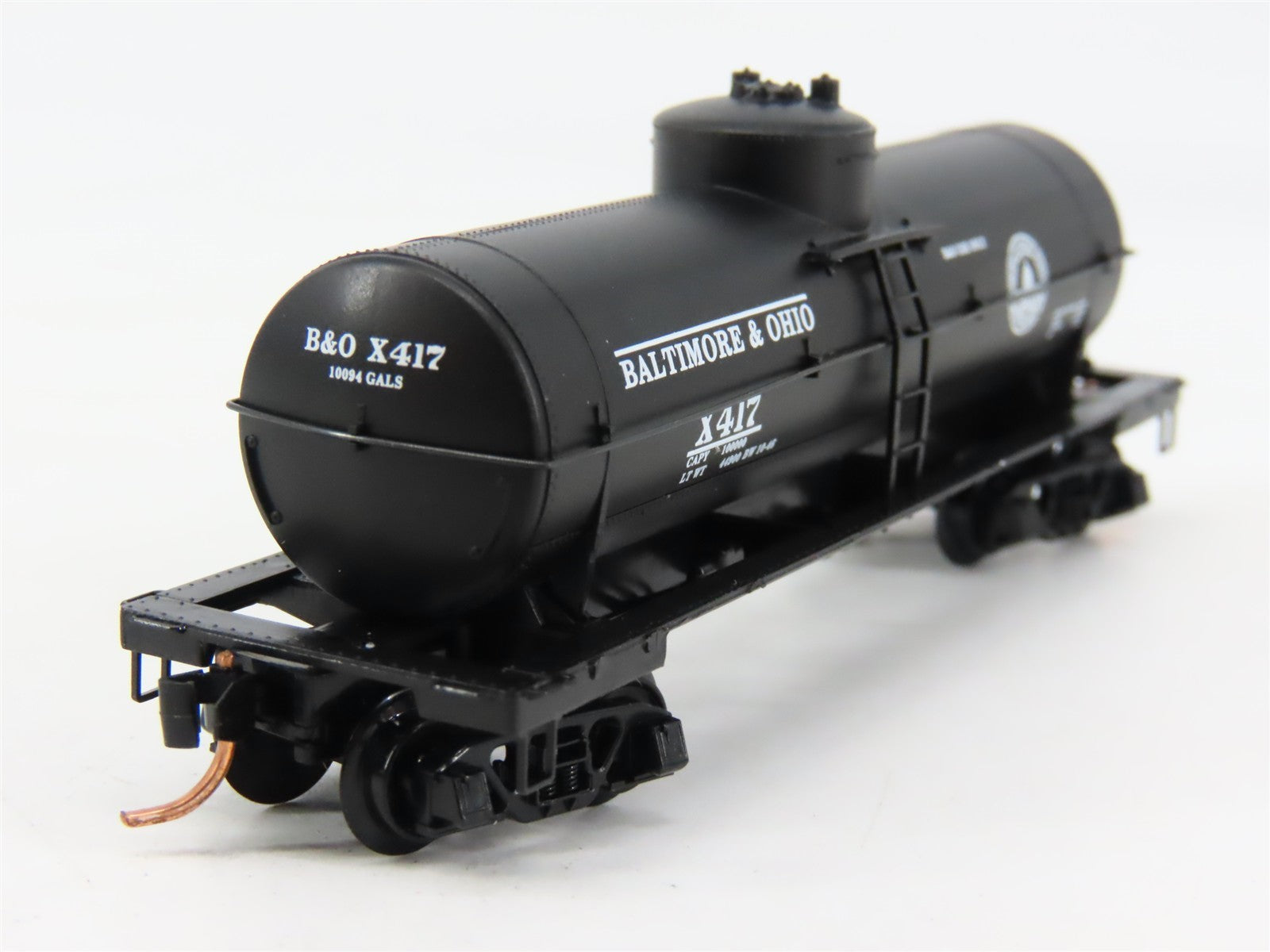 N Scale Micro-Trains MTL 65020 B&O Baltimore & Ohio Single Dome Tank Car #X417
