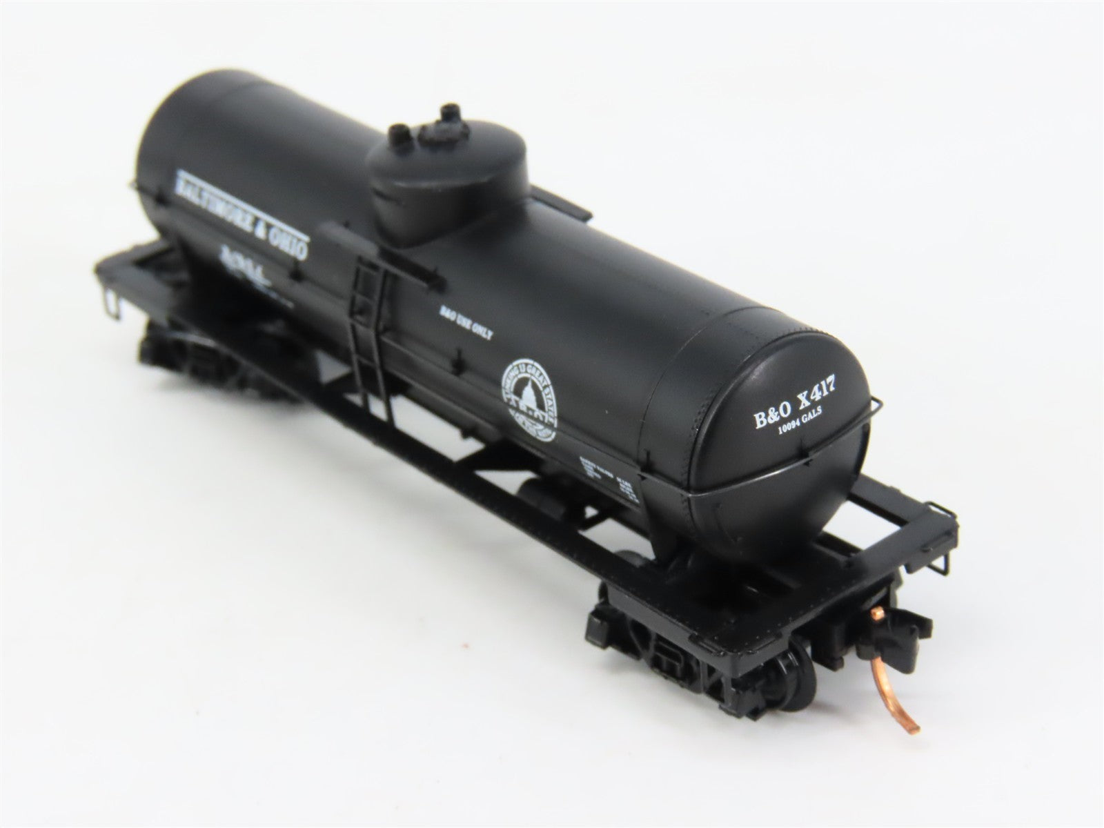 N Scale Micro-Trains MTL 65020 B&O Baltimore & Ohio Single Dome Tank Car #X417