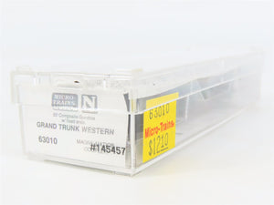 N Scale Micro-Trains 63010 GTW Grand Trunk Western 50' Composite Gondola RTR