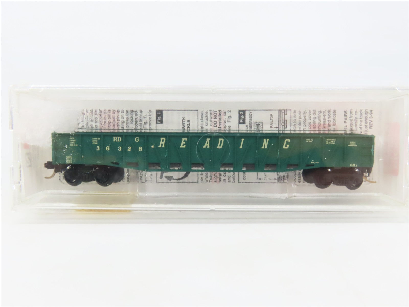 N Scale Micro-Trains 62060 RDG Reading 50' 50' Composite Gondola 36328 RTR
