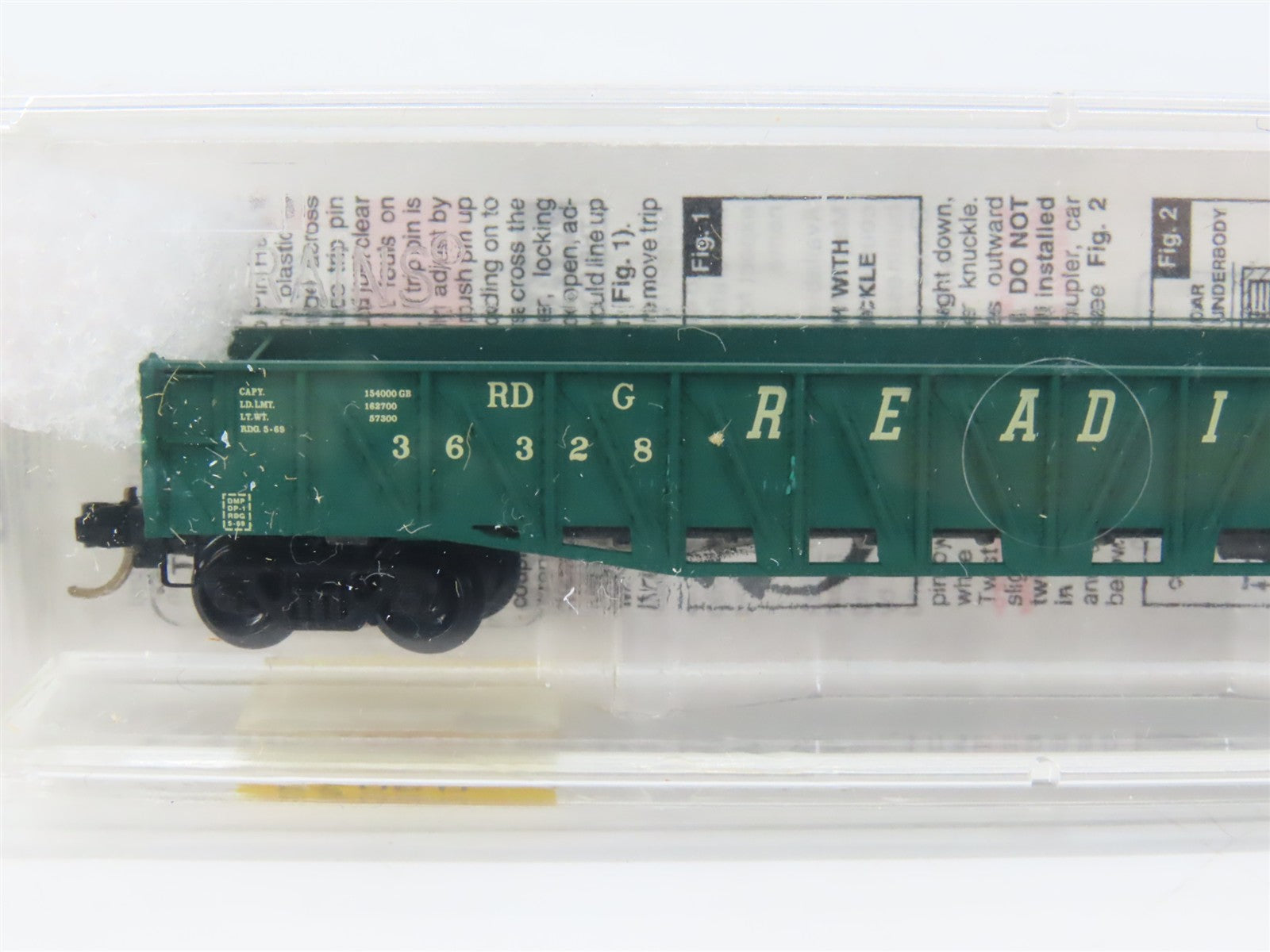 N Scale Micro-Trains 62060 RDG Reading 50' 50' Composite Gondola 36328 RTR