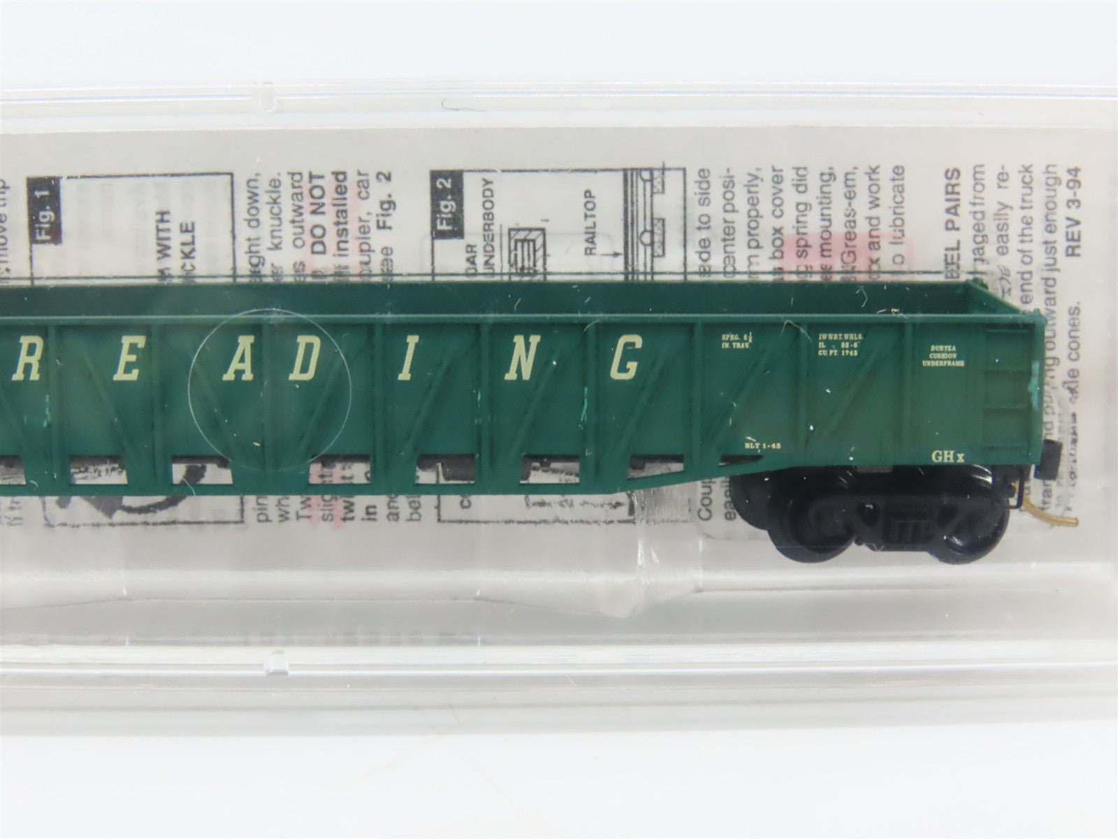 N Scale Micro-Trains 62060 RDG Reading 50' 50' Composite Gondola 36328 RTR