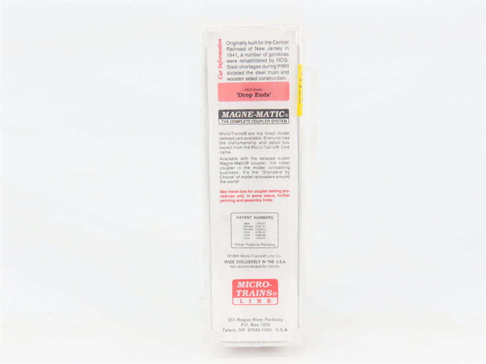 N Scale Micro-Trains 62060 RDG Reading 50' 50' Composite Gondola 36328 RTR