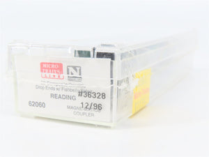 N Scale Micro-Trains 62060 RDG Reading 50' 50' Composite Gondola 36328 RTR