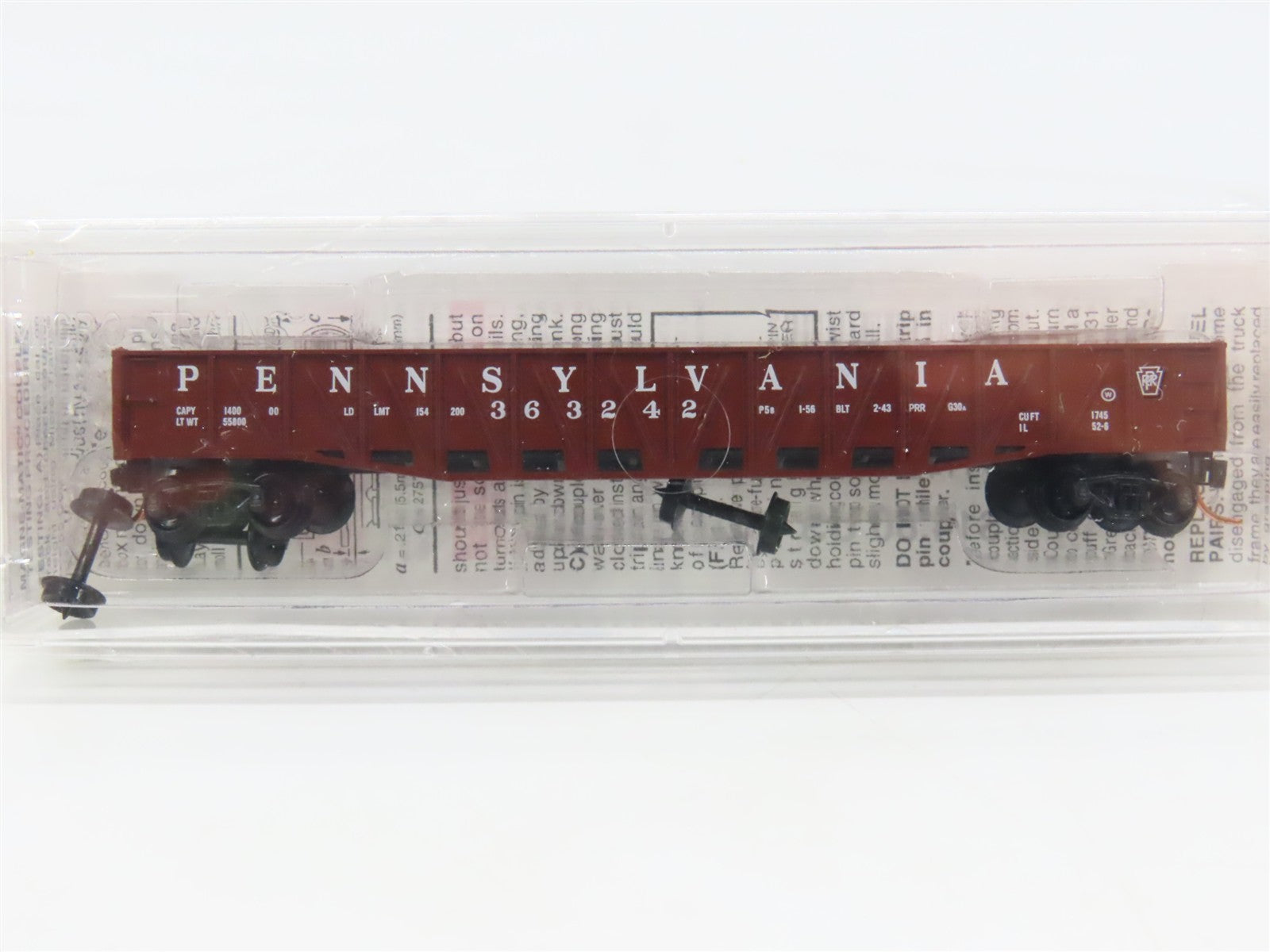 N Scale Micro-Trains 62070 PRR Pennsylvania Railroad 50' 50' Gondola 363242 RTR
