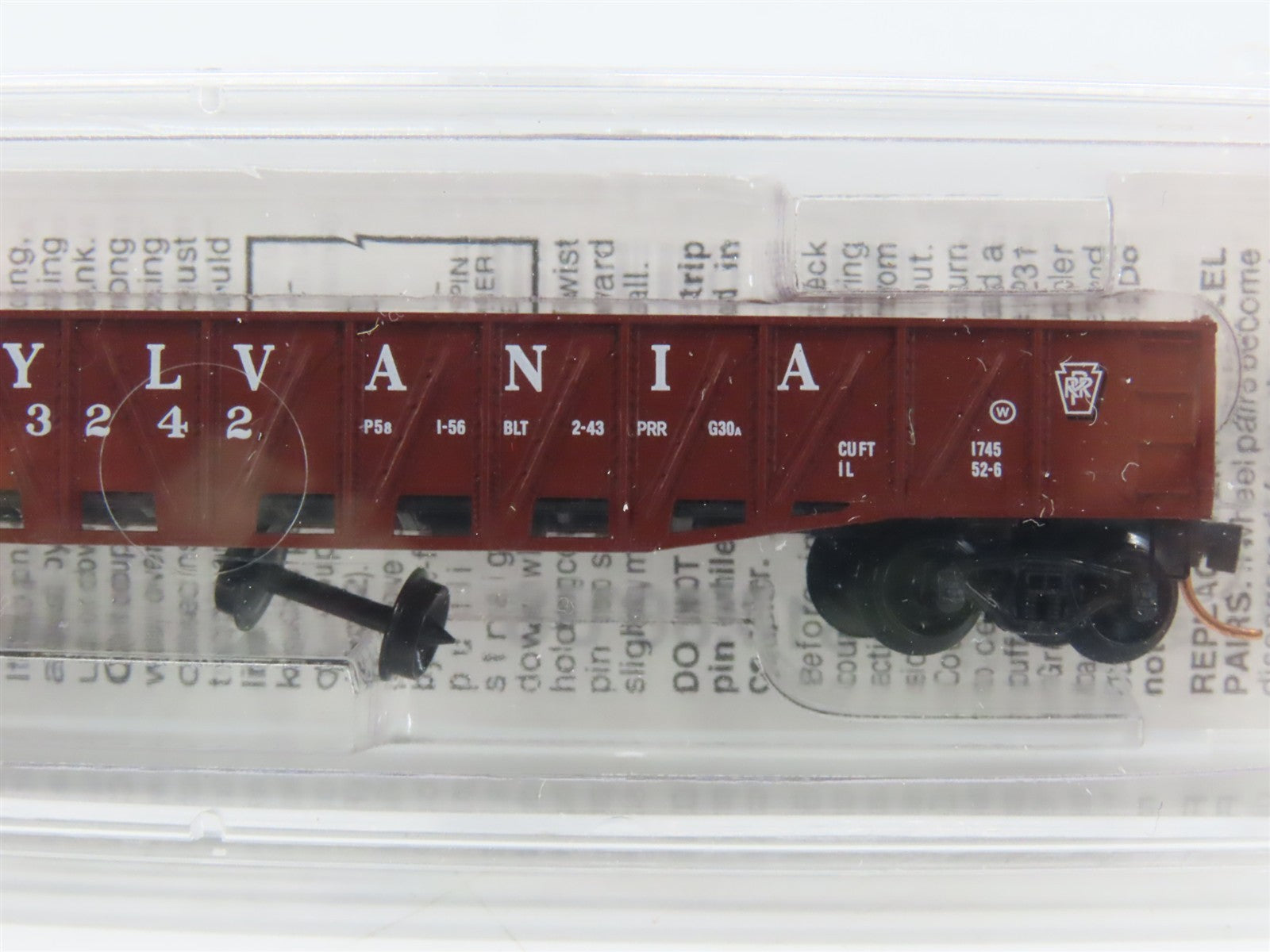 N Scale Micro-Trains 62070 PRR Pennsylvania Railroad 50' 50' Gondola 363242 RTR