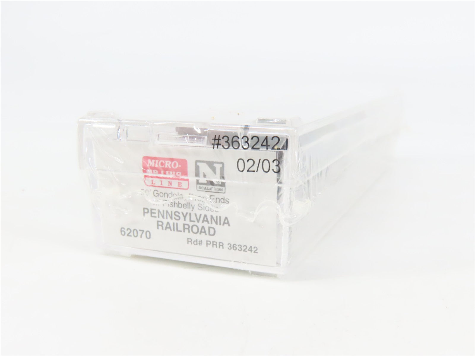 N Scale Micro-Trains 62070 PRR Pennsylvania Railroad 50' Gondola 363242 RTR
