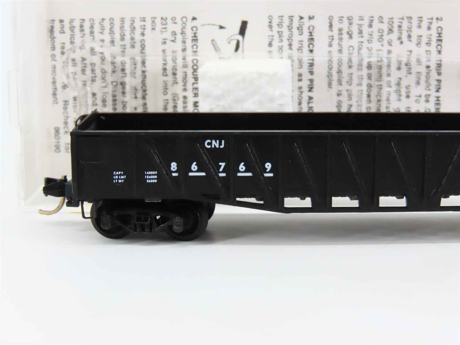 N Scale Micro-Trains 62050 CNJ Central New Jersey 50' Composite Gondola RTR