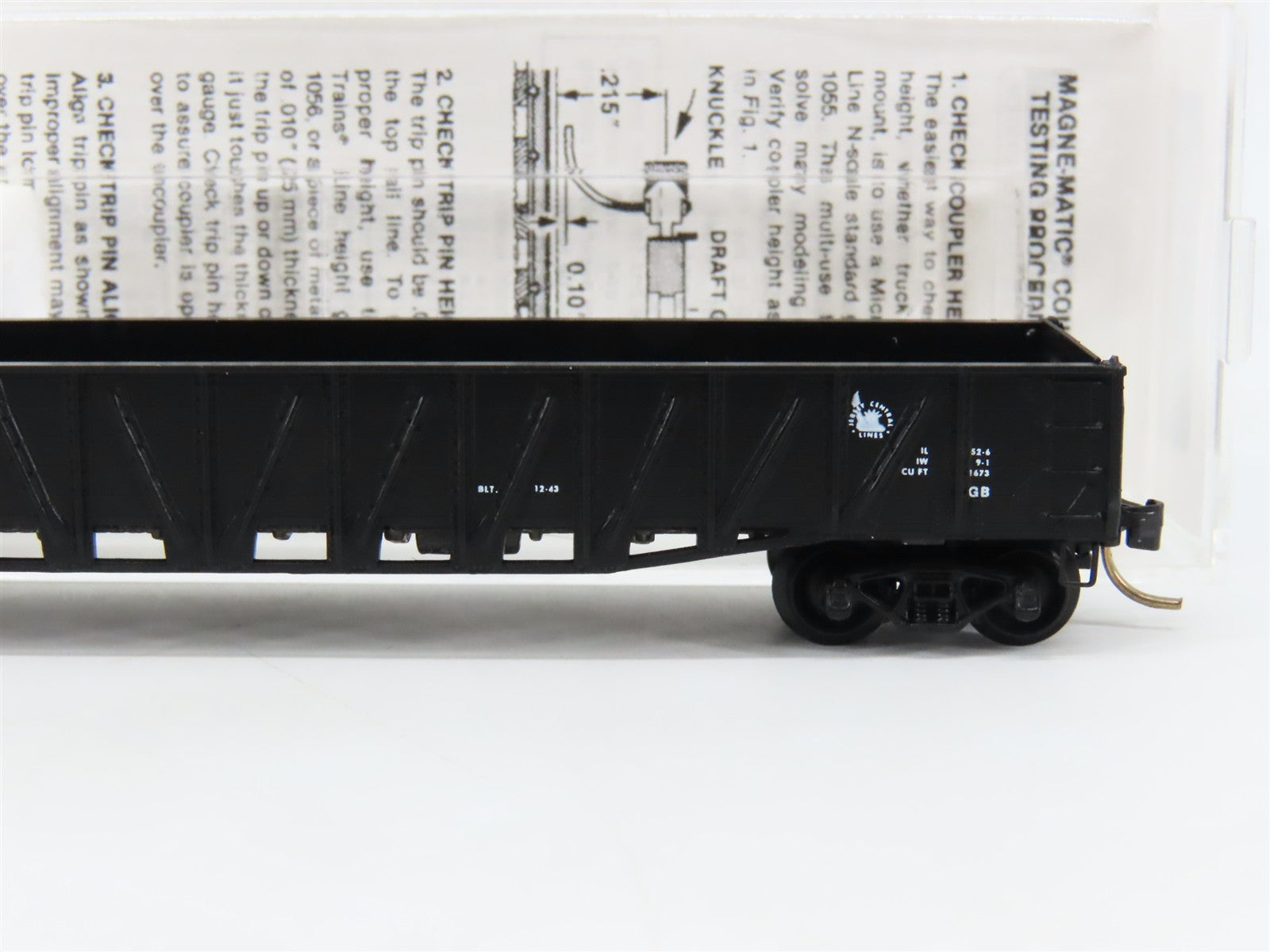 N Scale Micro-Trains 62050 CNJ Central New Jersey 50' Composite Gondola RTR