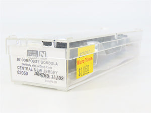 N Scale Micro-Trains 62050 CNJ Central New Jersey 50' Composite Gondola RTR