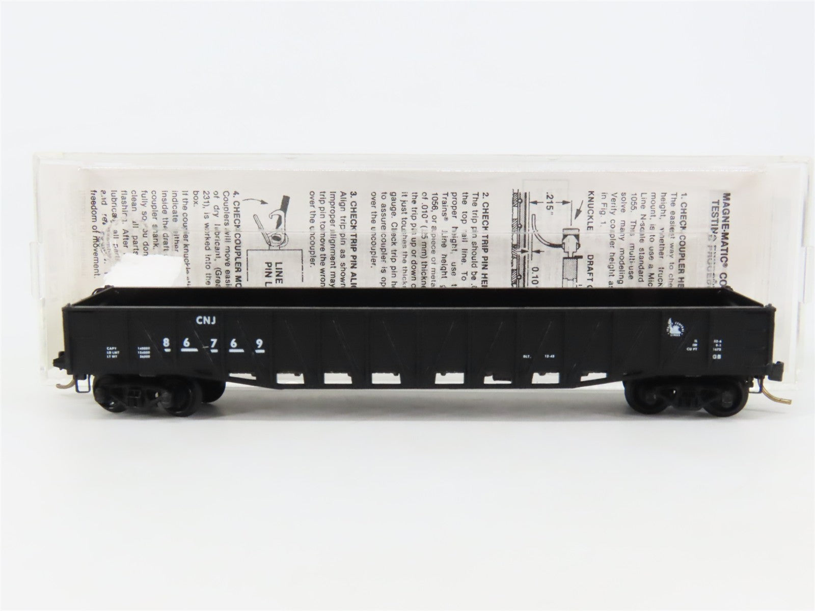 N Scale Micro-Trains 62050 CNJ Central New Jersey 50' Composite Gondola RTR