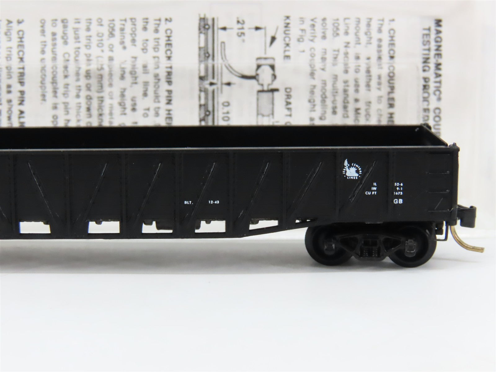 N Scale Micro-Trains 62050 CNJ Central New Jersey 50' Composite Gondola RTR