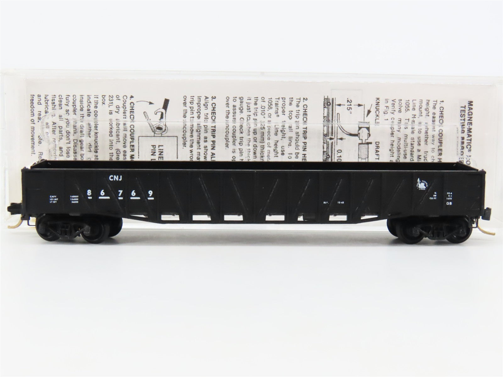 N Scale Micro-Trains 62050 CNJ Jersey Central 50' Composite Gondola 86769 RTR