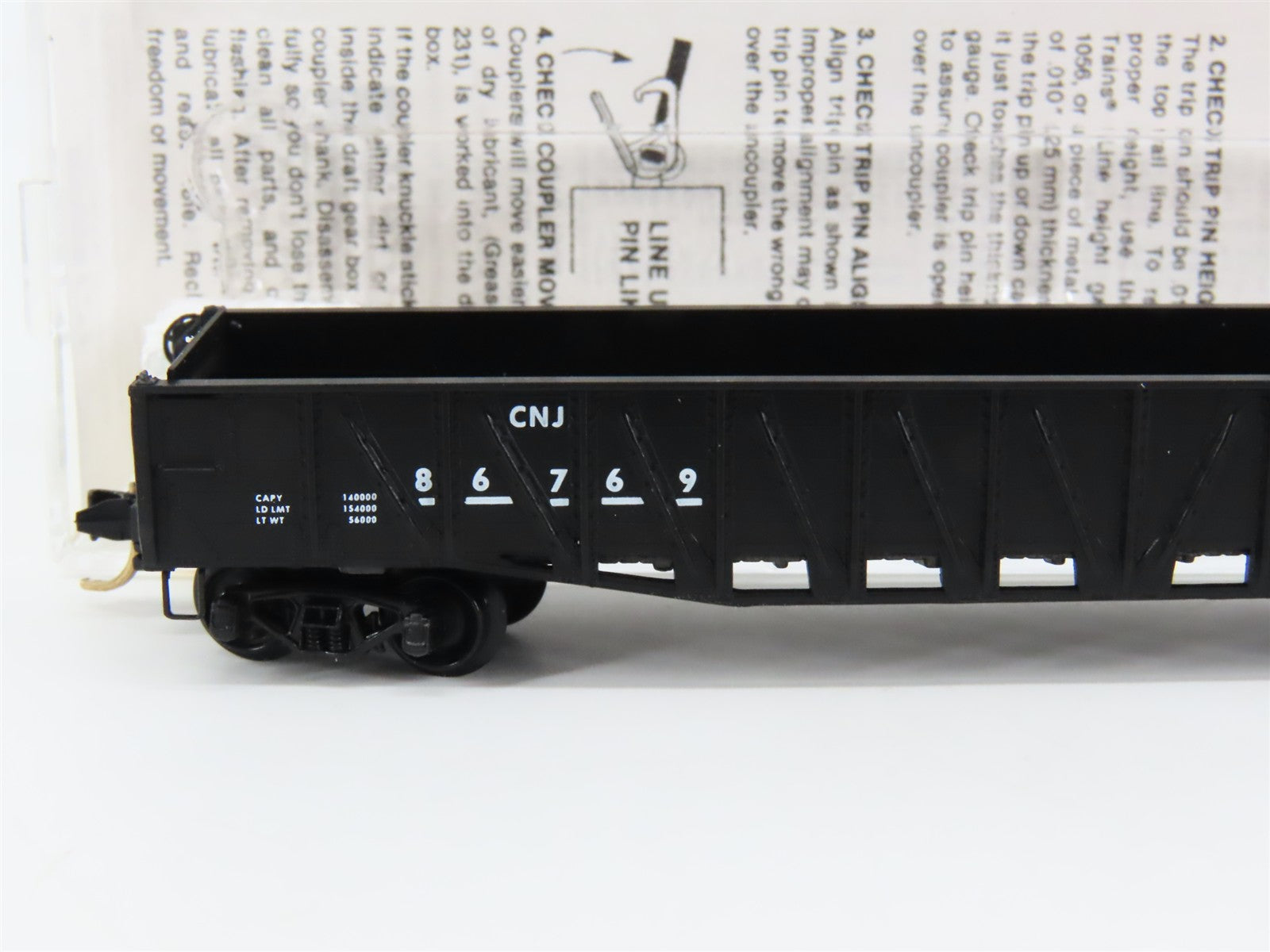 N Scale Micro-Trains 62050 CNJ Jersey Central 50' Composite Gondola 86769 RTR