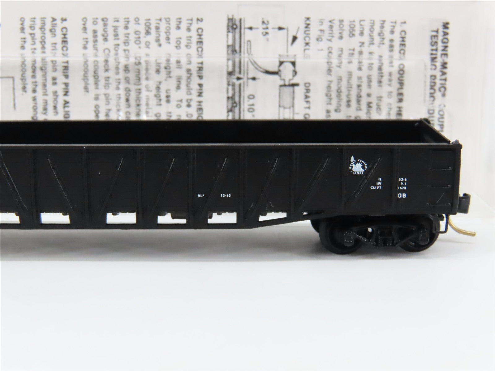 N Scale Micro-Trains 62050 CNJ Jersey Central 50' Composite Gondola 86769 RTR