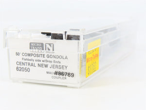 N Scale Micro-Trains 62050 CNJ Jersey Central 50' Composite Gondola 86769 RTR