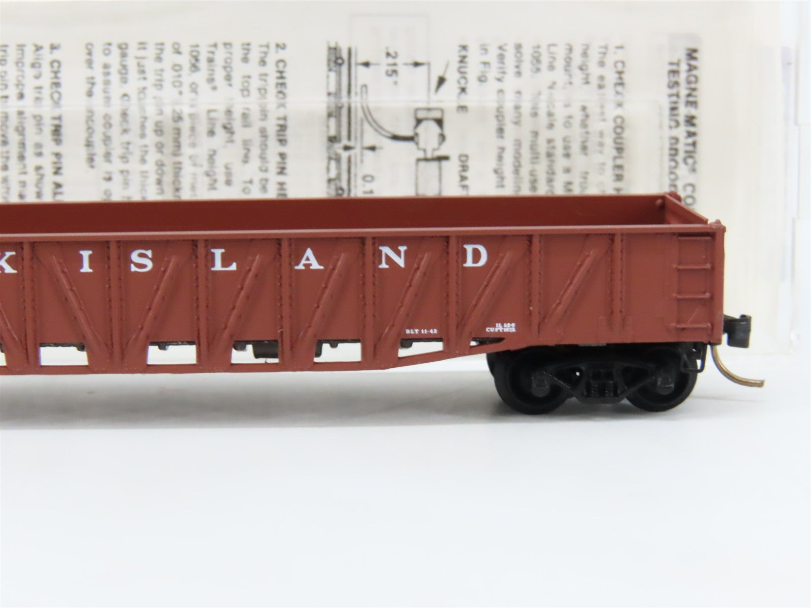 N Scale Micro-Trains 62040 RI Rock Island 50' Gondola 1199 RTR