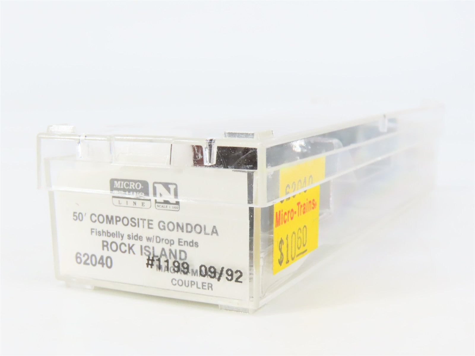 N Scale Micro-Trains 62040 RI Rock Island 50' Gondola 1199 RTR