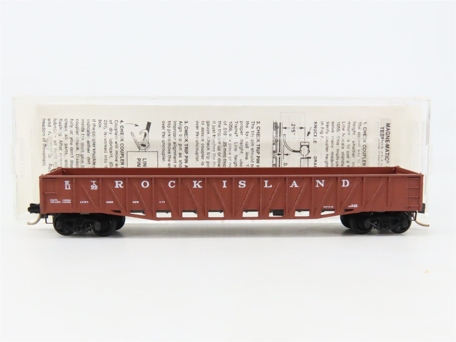 N Scale Micro-Trains 62040 RI Rock Island 50' 50' Composite Gondola 1199 RTR