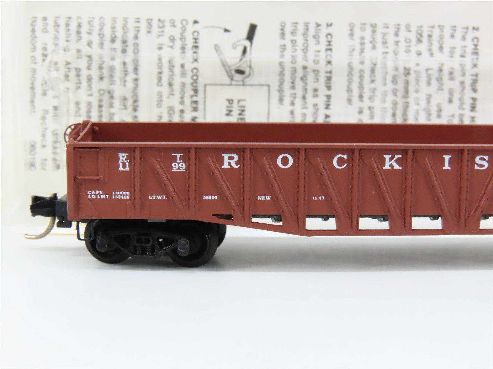 N Scale Micro-Trains 62040 RI Rock Island 50' 50' Composite Gondola 1199 RTR