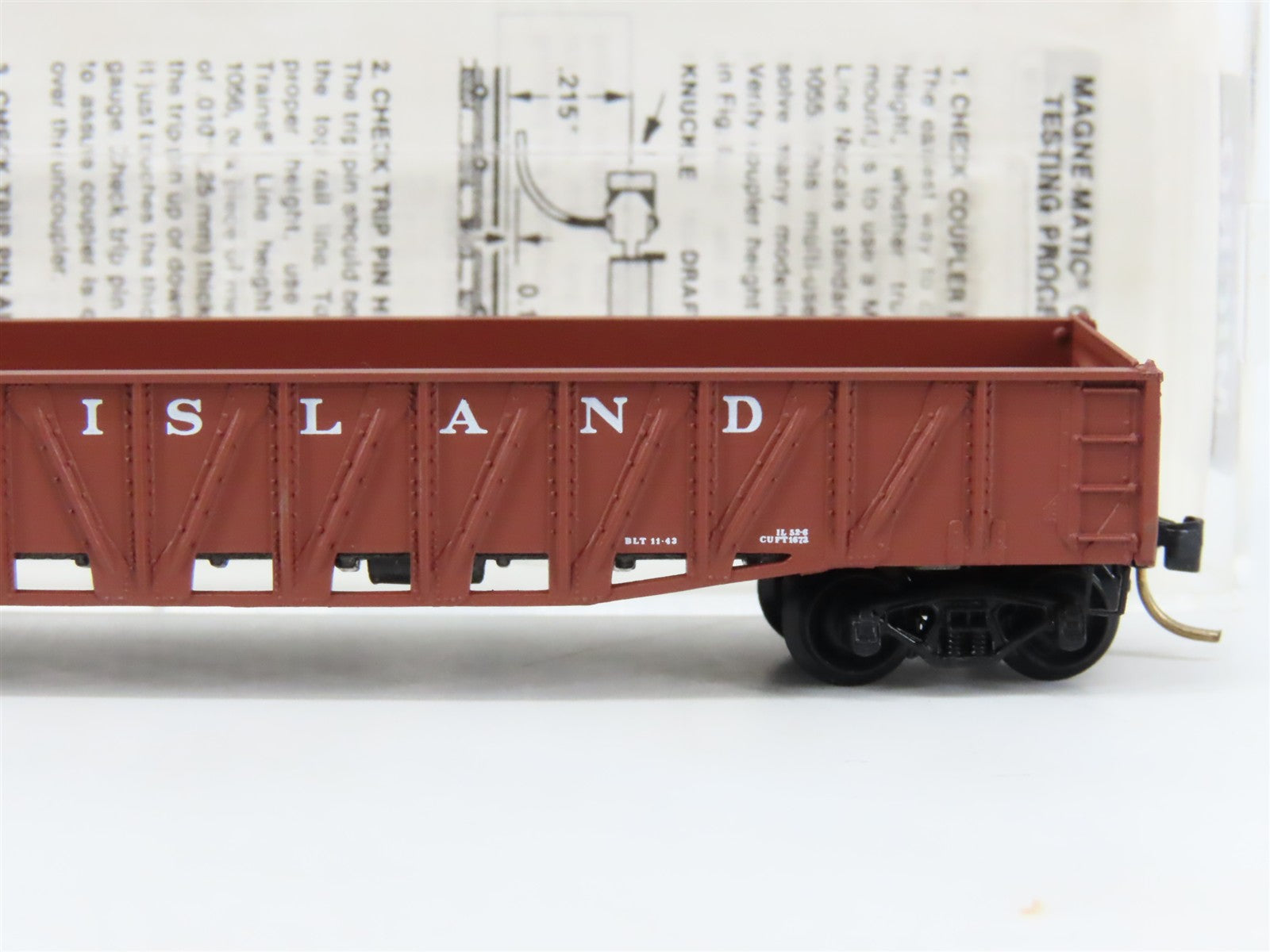N Scale Micro-Trains 62040 RI Rock Island 50' 50' Composite Gondola 1199 RTR
