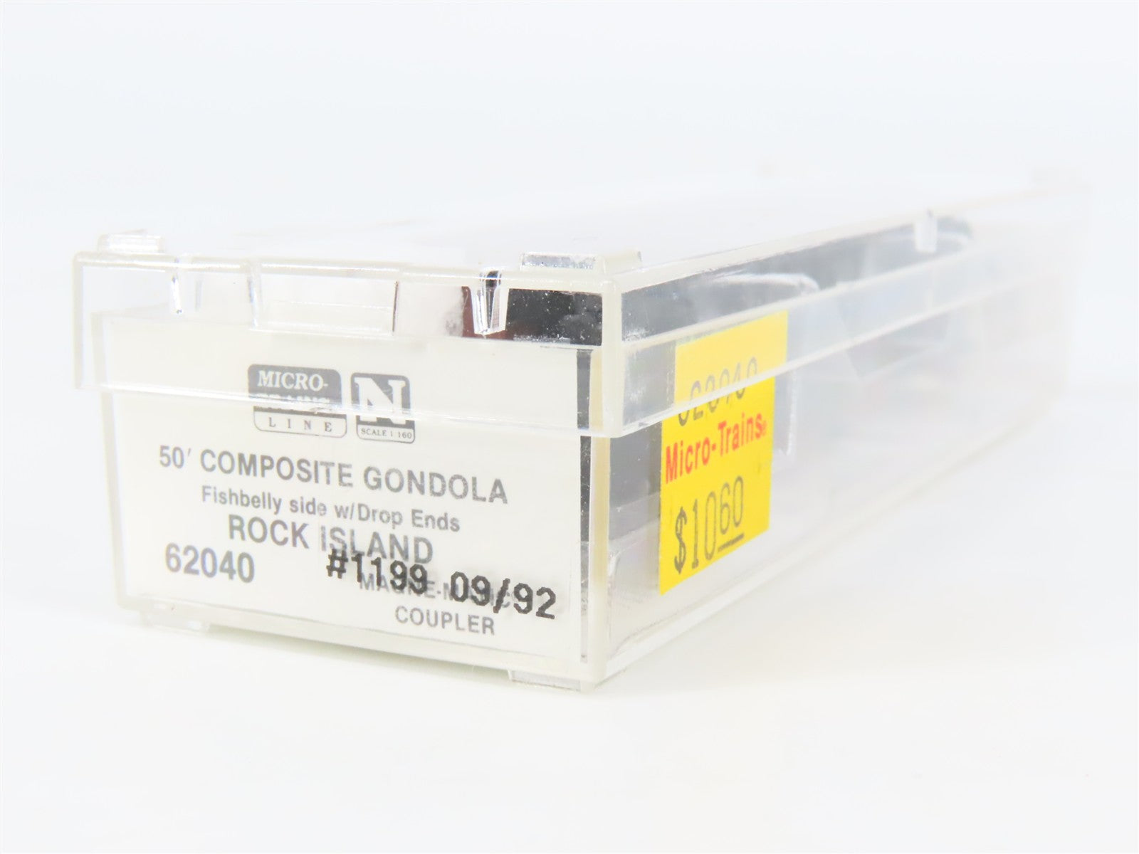 N Scale Micro-Trains 62040 RI Rock Island 50' 50' Composite Gondola 1199 RTR