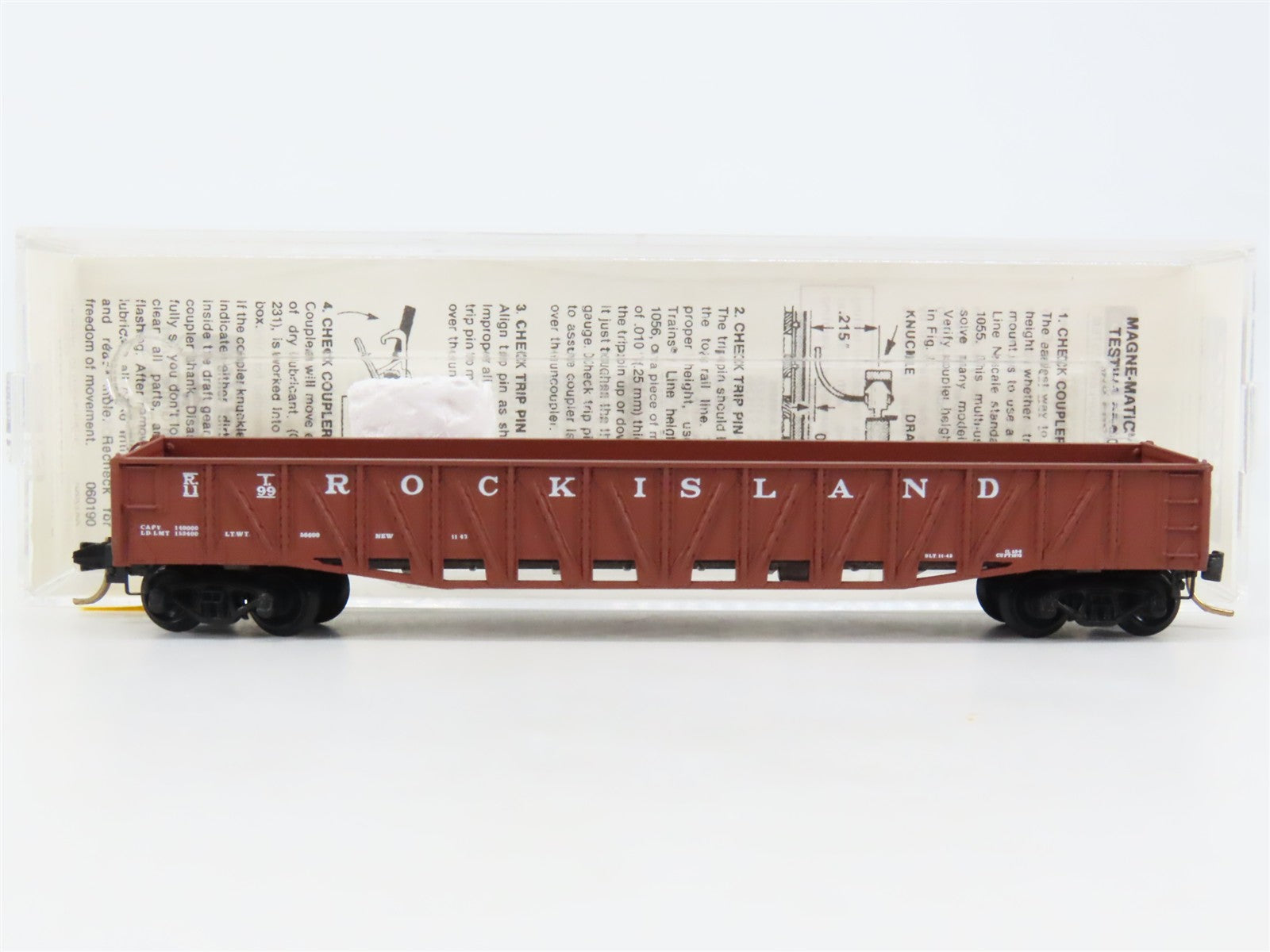N Scale Micro-Trains 62040 RI Rock Island 50' Composite Gondola 1199 RTR