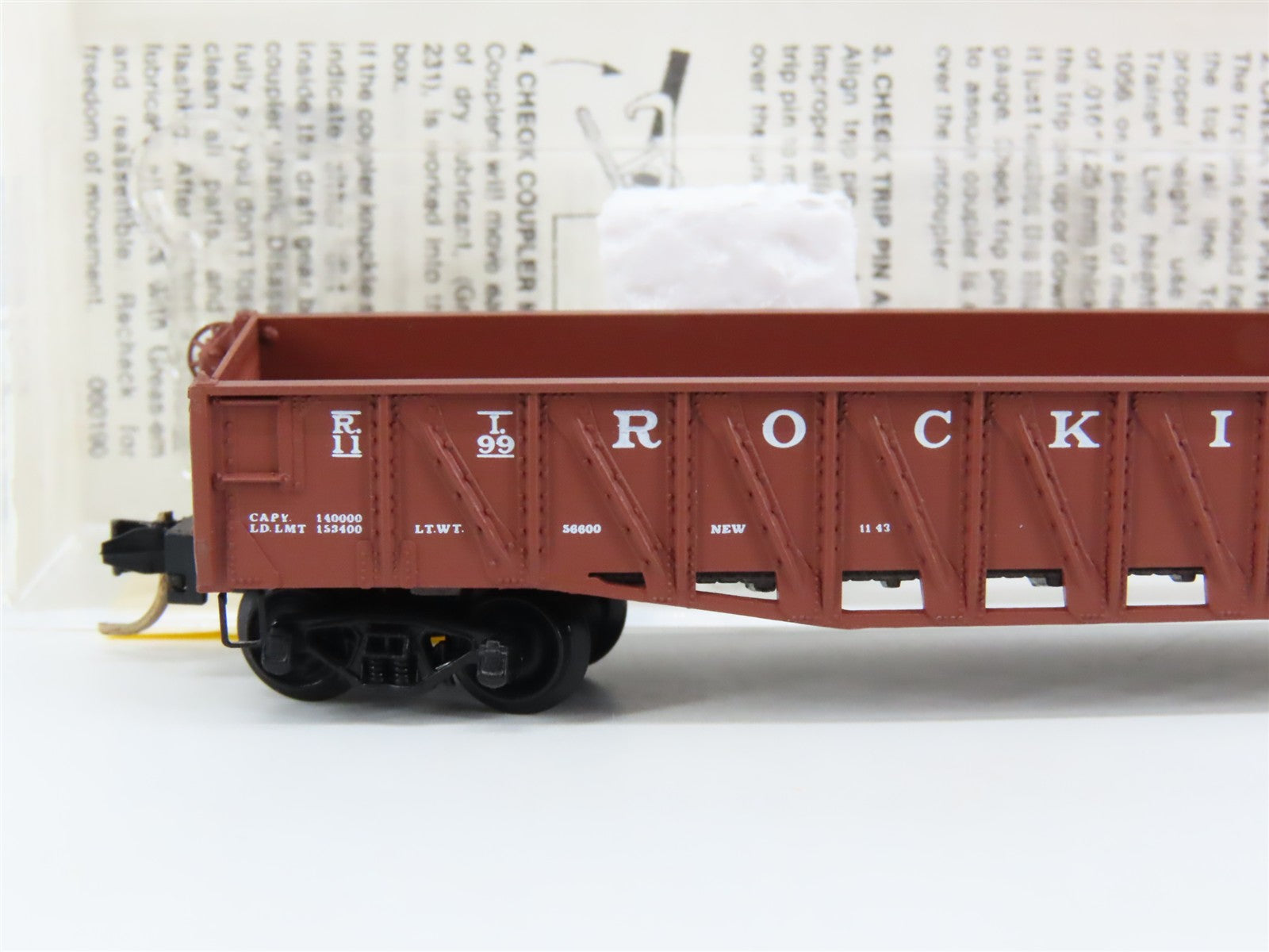 N Scale Micro-Trains 62040 RI Rock Island 50' Composite Gondola 1199 RTR