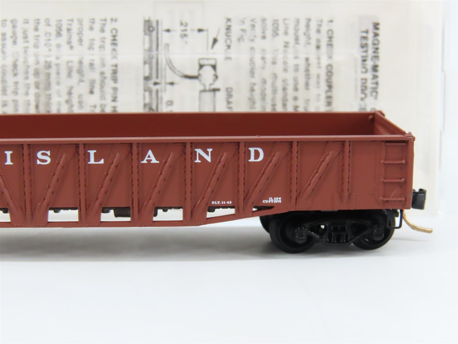 N Scale Micro-Trains 62040 RI Rock Island 50' Composite Gondola 1199 RTR