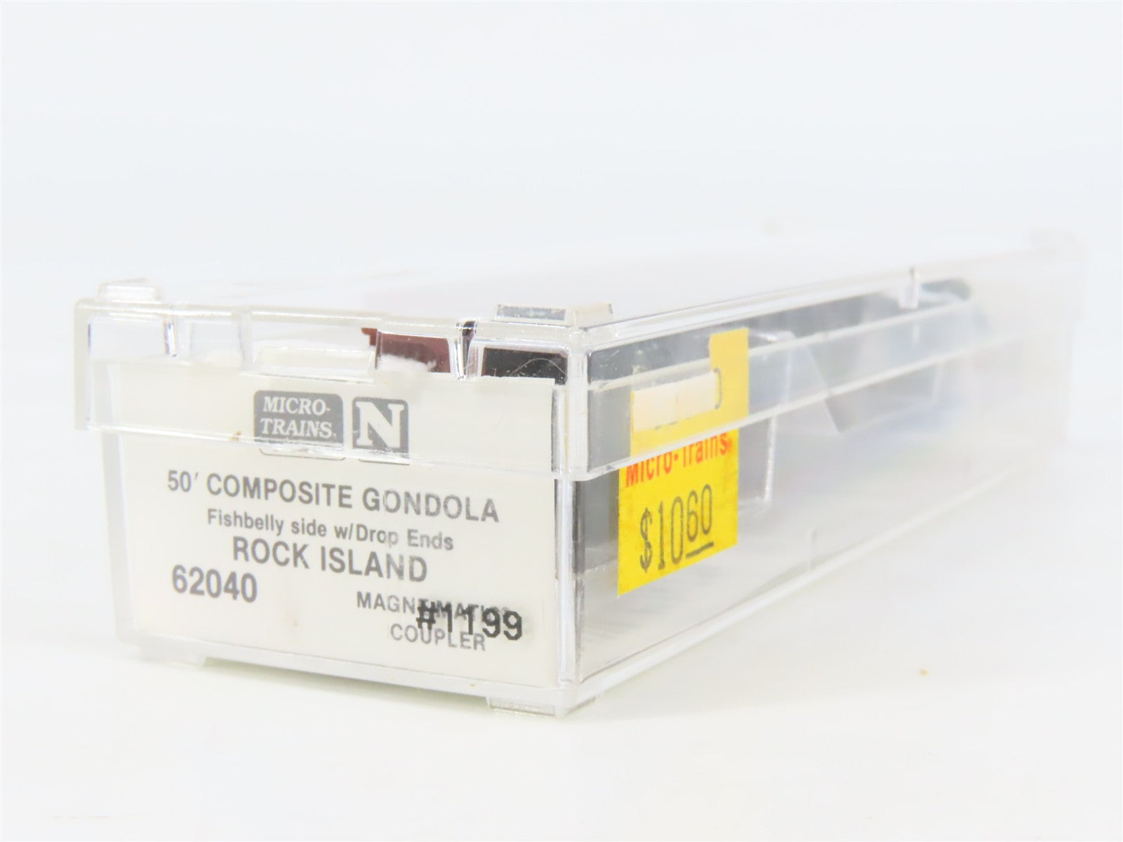 N Scale Micro-Trains 62040 RI Rock Island 50' Composite Gondola 1199 RTR