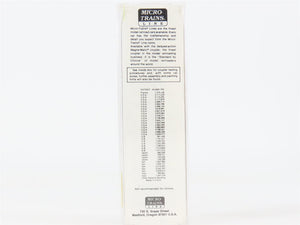 N Scale Micro-Trains 62030 ATSF Santa Fe 50' Composite Gondola 176650 RTR