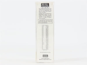 N Scale Micro-Trains 62020 NW Norfolk & Western 50' Composite Gondola 70699 RTR
