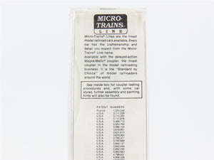 N Scale Micro-Trains 62020 NW Norfolk & Western 50' Composite Gondola 70699 RTR