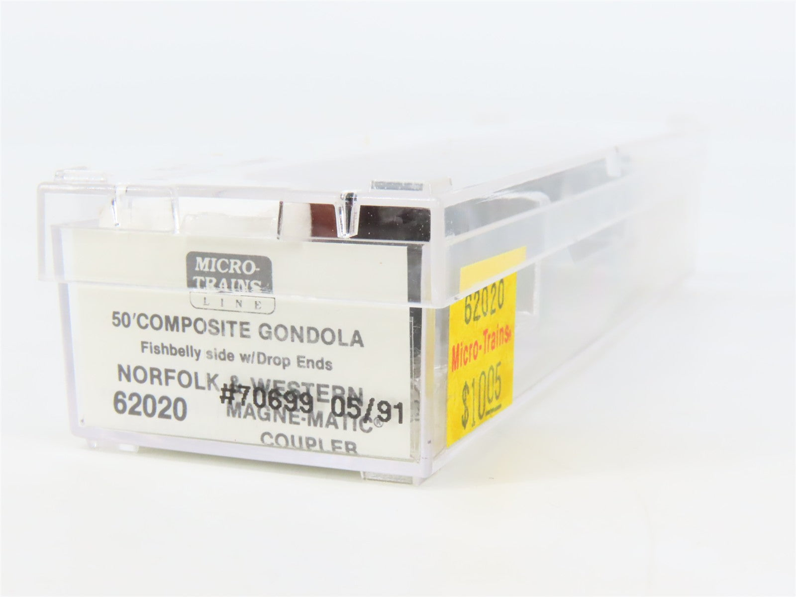 N Scale Micro-Trains 62020 NW Norfolk & Western 50' Composite Gondola 70699 RTR