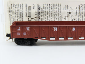 N Scale Micro-Trains 62020 NW Norfolk & Western 50' Gondola 70699 RTR