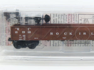 N Scale Micro-Trains 61010 RI Rock Island 50' Composite Gondola 187509 RTR
