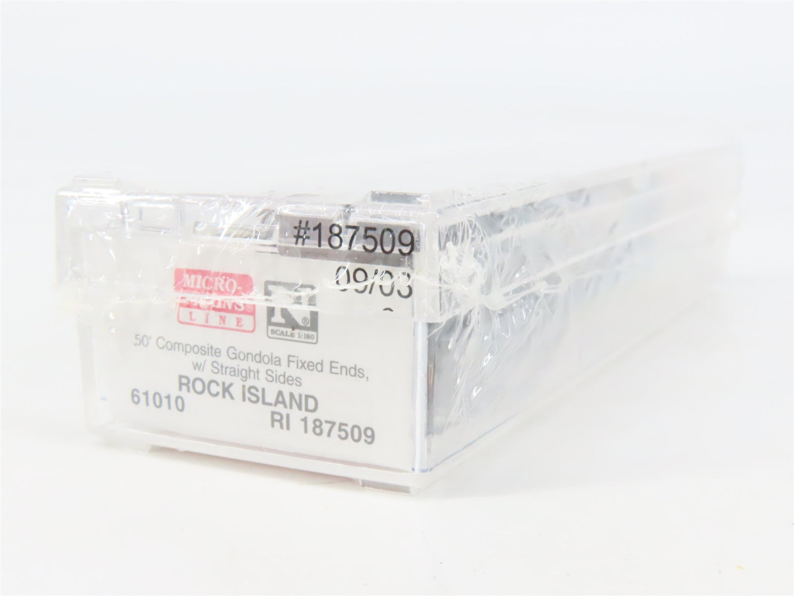 N Scale Micro-Trains 61010 RI Rock Island 50' Composite Gondola 187509 RTR