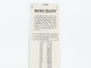 N Scale Micro-Trains 61010 RI Rock Island 50' Gondola 187500 RTR